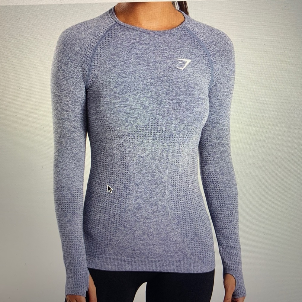 GymShark Vital Seamless Long Sleeve T-Shirt